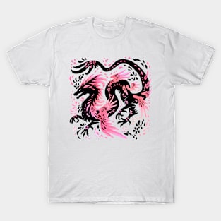 Cherry Blossom Winged Dragon T-Shirt